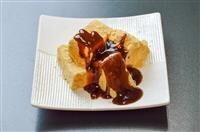 きなこわらび餅 黒蜜かけ