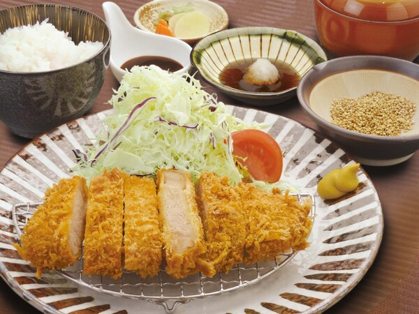 山西牧場のロースかつ膳